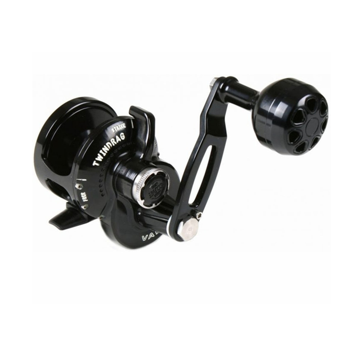 Accurate Boss Valiant 2-Speed Conventional Lever Drag Reels (Black)