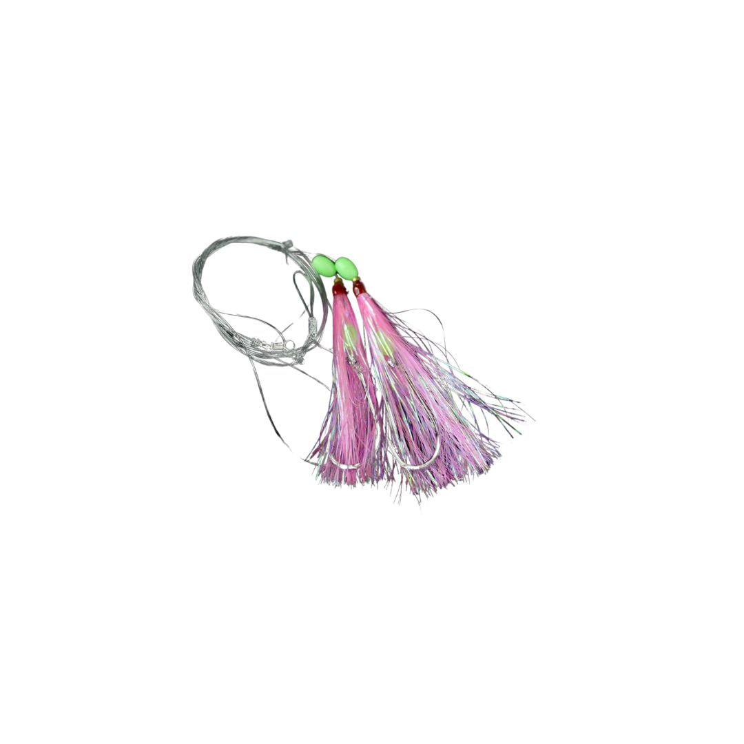 Jigging World Hi-Lo Flasher Fluke Rigs