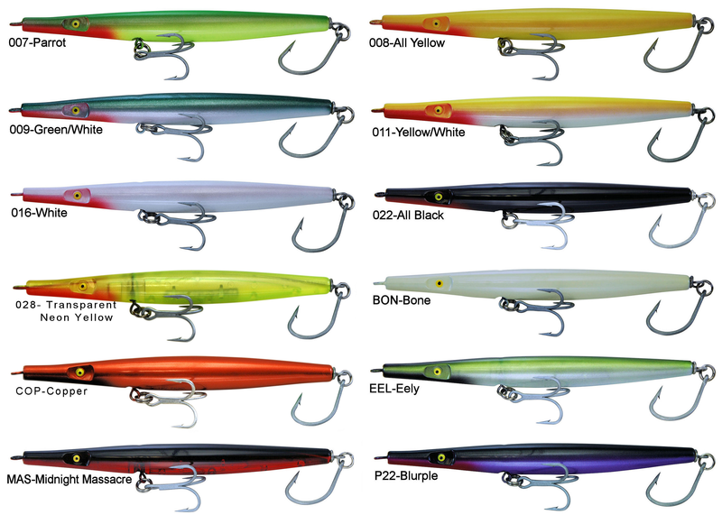 THE AB-SHELL MARLIN SALTWATER LURE RIGGED 3-PK