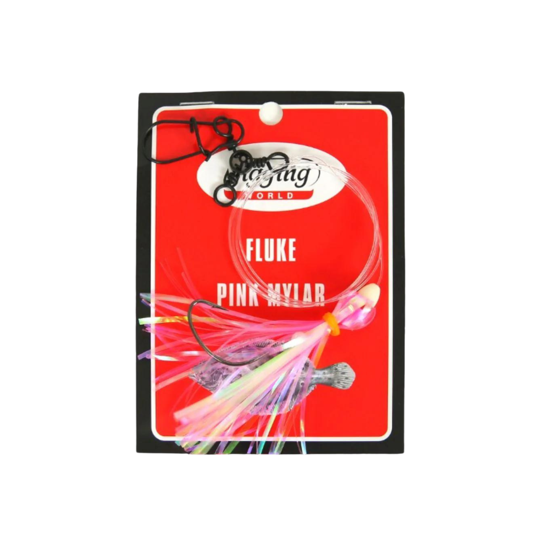 Jigging World Mylar Fluke Rigs 3-way Swivel w/ Sinker Snap