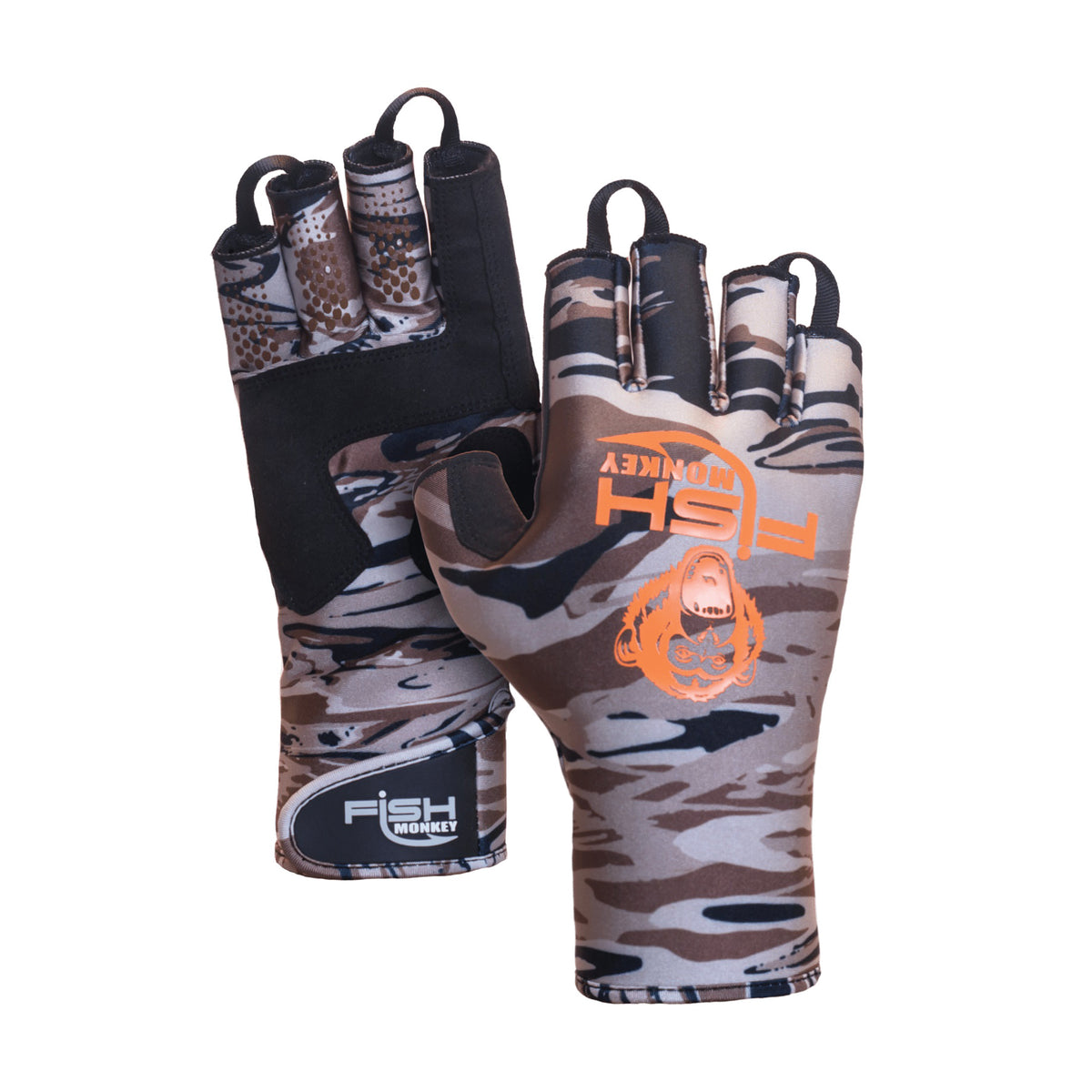Fish Monkey Backcountry II Insulated Half Finger Guide Gloves
